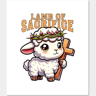 lamb of sacrifice- Happy easter Posters and Art